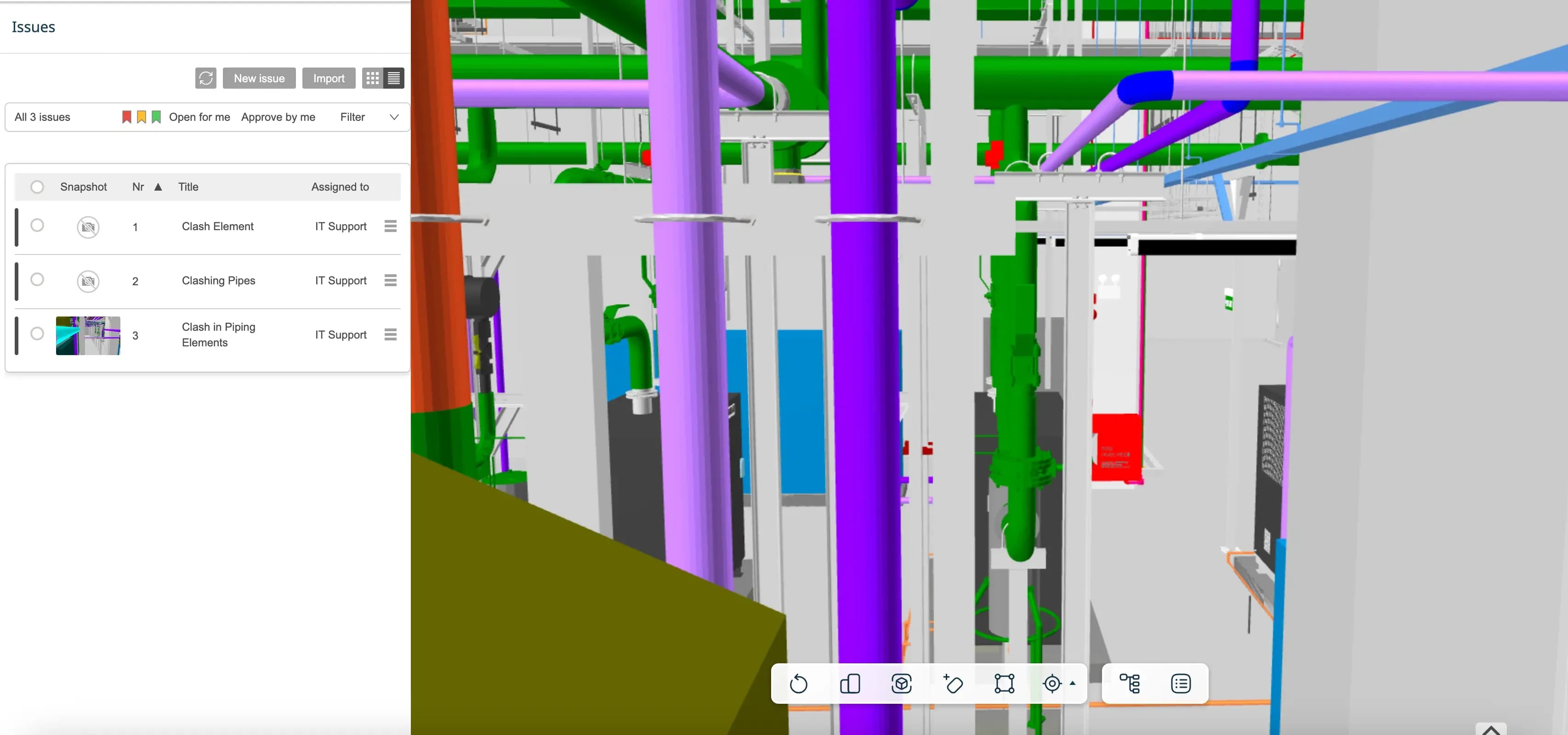 BIM visualization for construction coordination