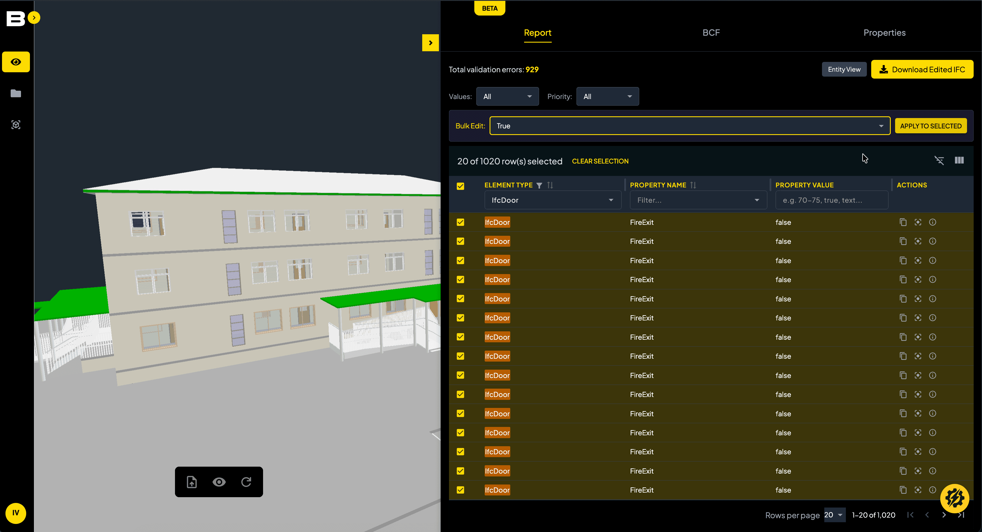 Edit IFC parameters directly in browser